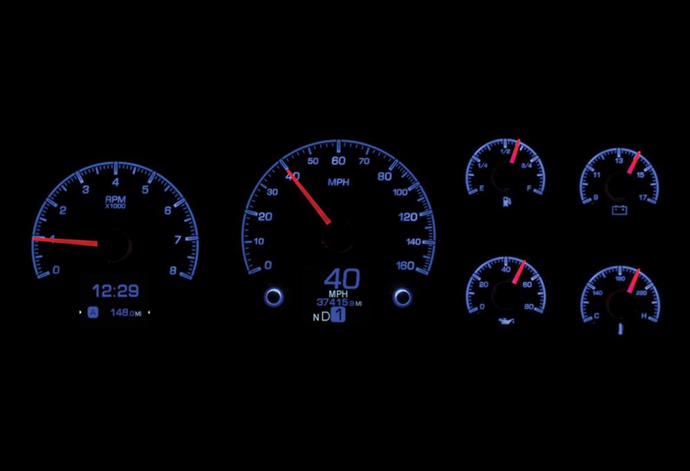 Dakota Digital Gauge Kits and Instrument Clusters HDX-95C-PU-S