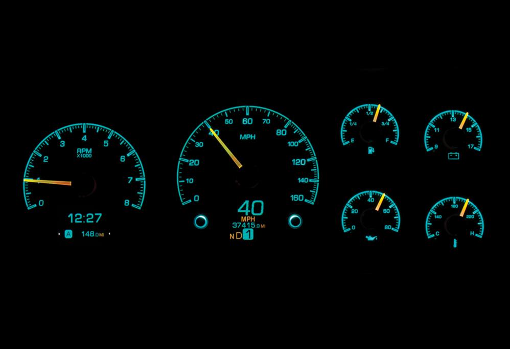 Dakota Digital Gauge Kits and Instrument Clusters HDX-95C-PU-S