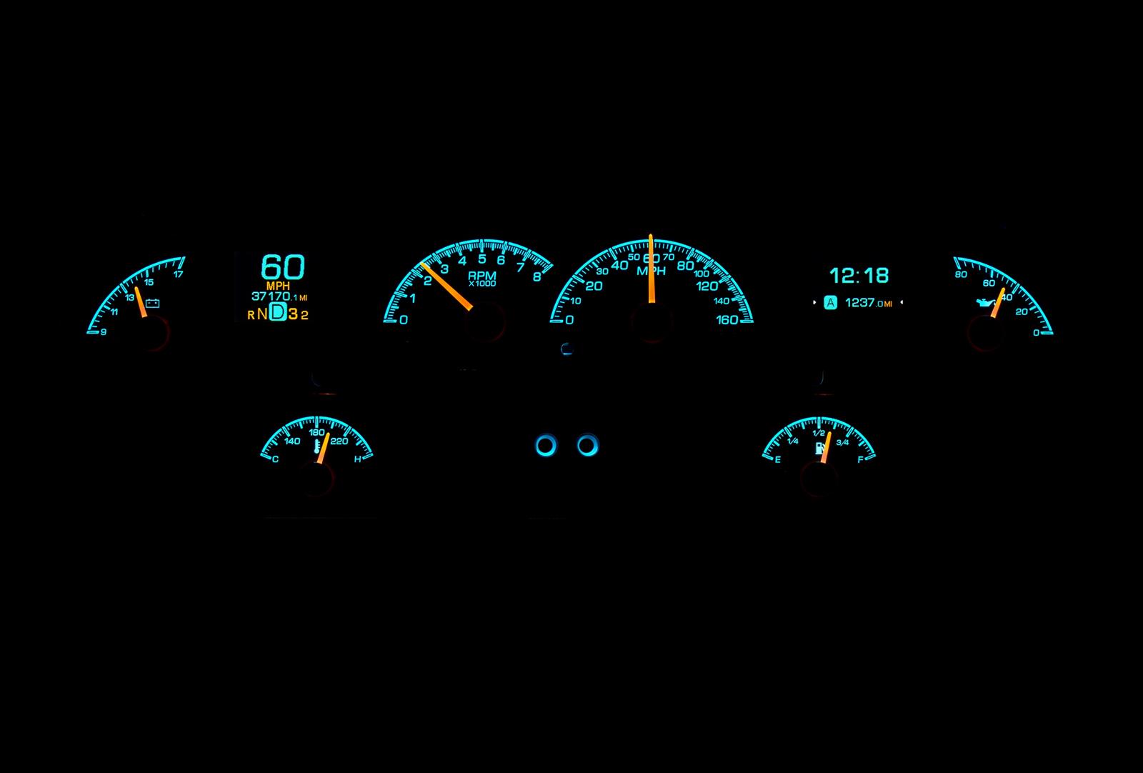 Dakota Digital HDX Direct-Fit Analog Gauge Systems HDX-58C-IMP-S