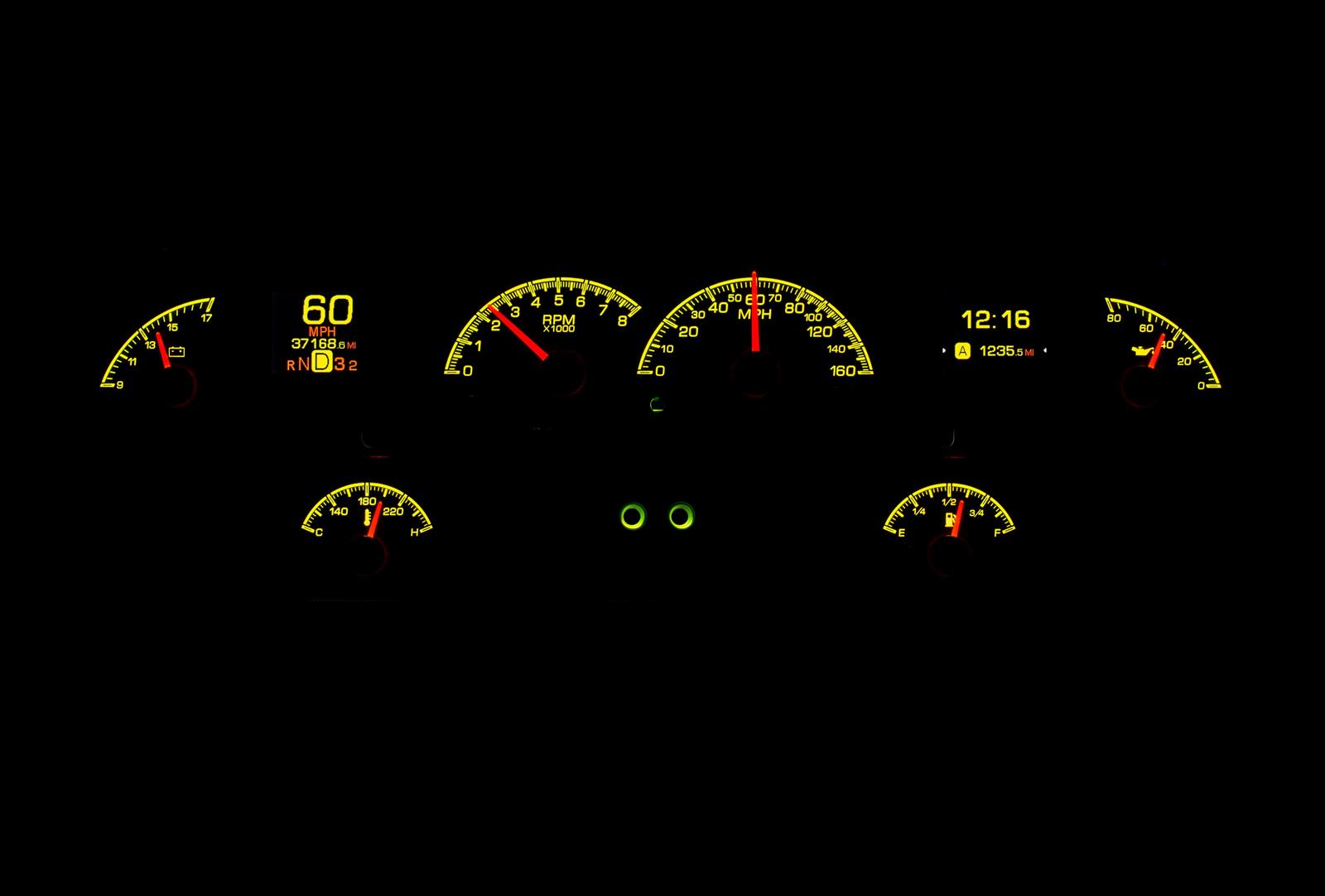 Dakota Digital HDX Direct-Fit Analog Gauge Systems HDX-58C-IMP-S