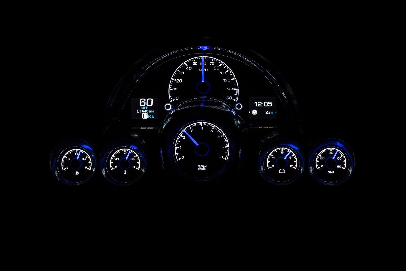 Dakota Digital HDX Direct-Fit Analog Gauge Systems HDX-58C-VET-S