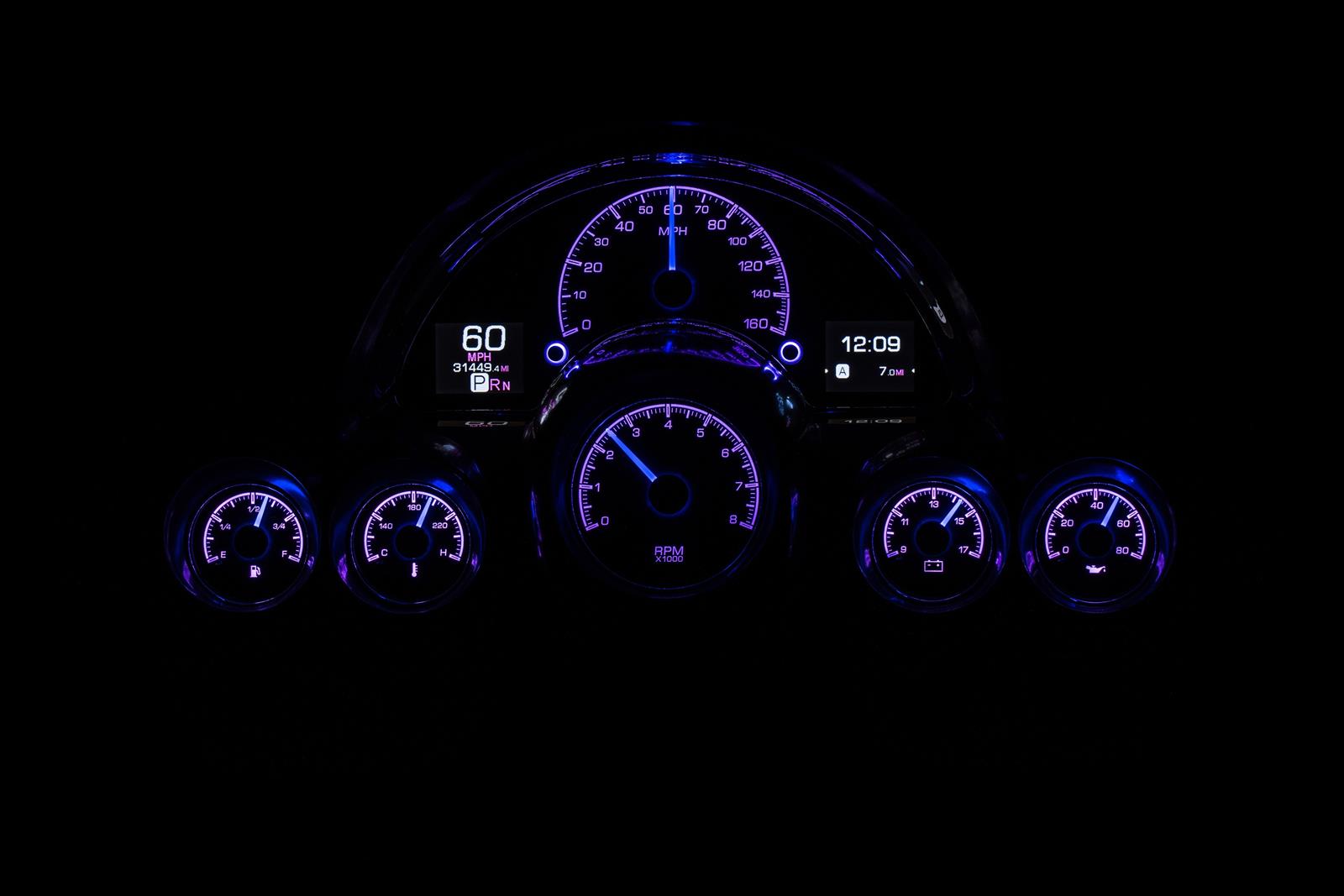 Dakota Digital HDX Direct-Fit Analog Gauge Systems HDX-58C-VET-K