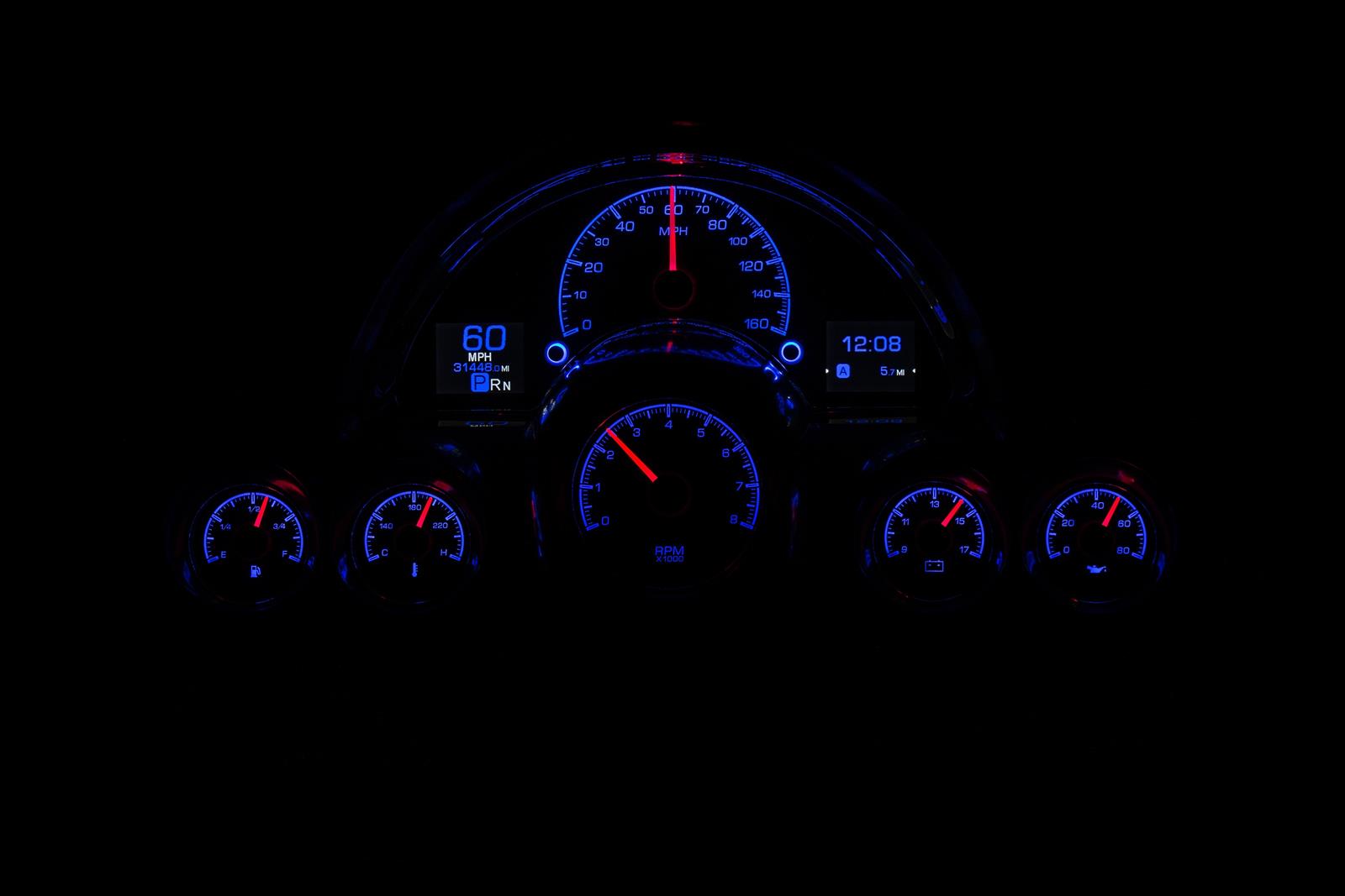 Dakota Digital HDX Direct-Fit Analog Gauge Systems HDX-58C-VET-K