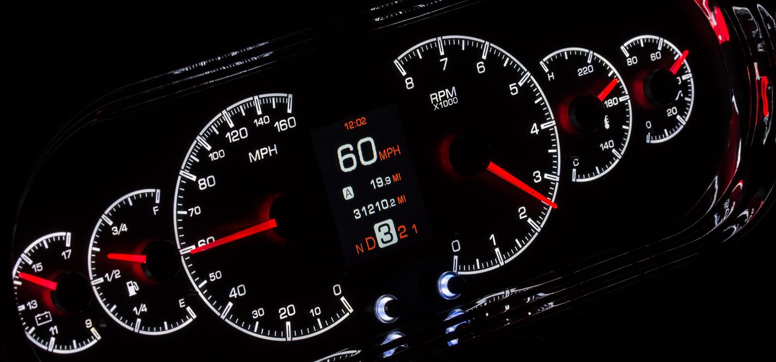 Dakota Digital HDX Direct-Fit Analog Gauge Systems HDX-63C-NOV-K