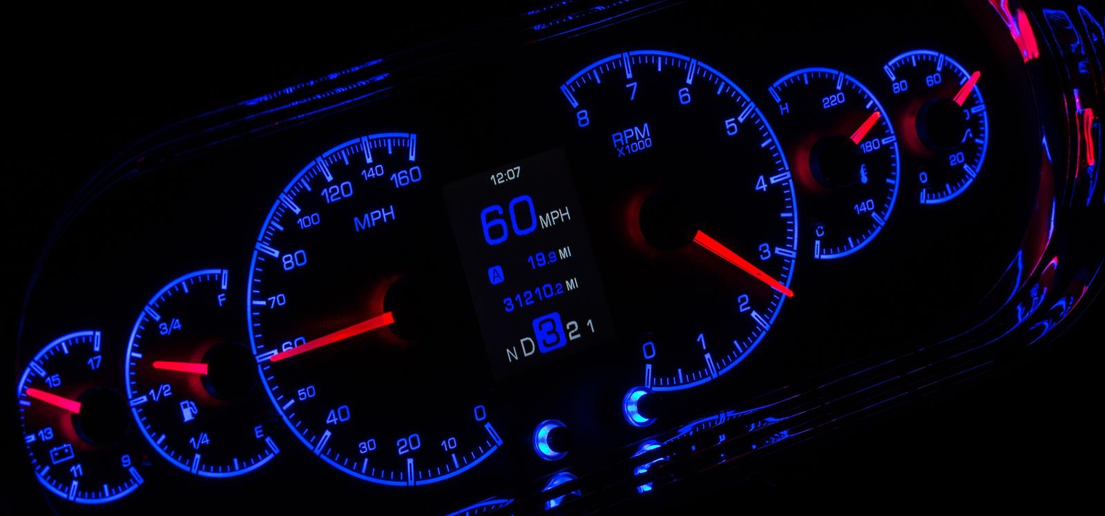 Dakota Digital HDX Direct-Fit Analog Gauge Systems HDX-63C-NOV-S