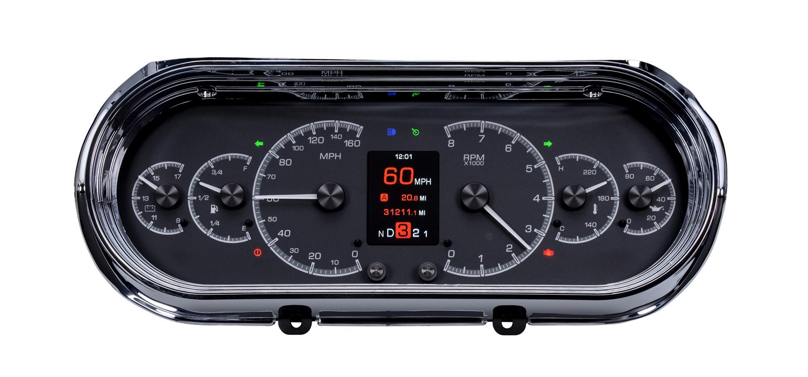 Dakota Digital HDX Direct-Fit Analog Gauge Systems HDX-63C-NOV-K