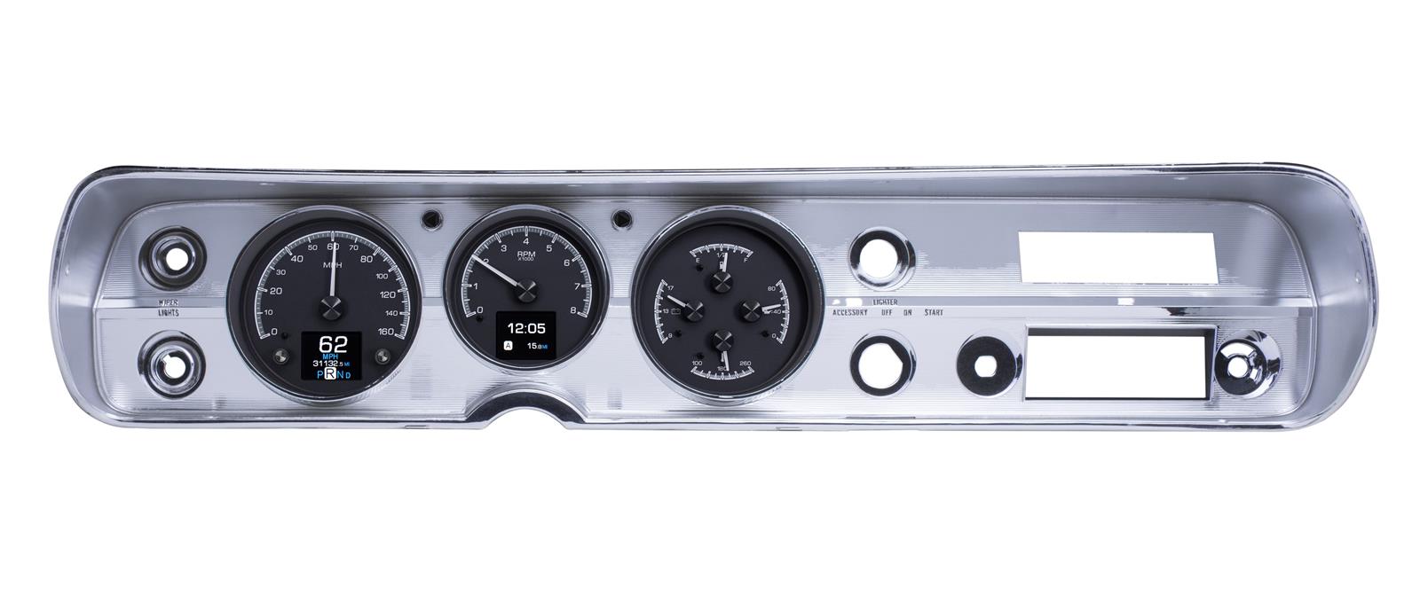 Dakota Digital HDX Direct-Fit Analog Gauge Systems HDX-64C-CVL-K