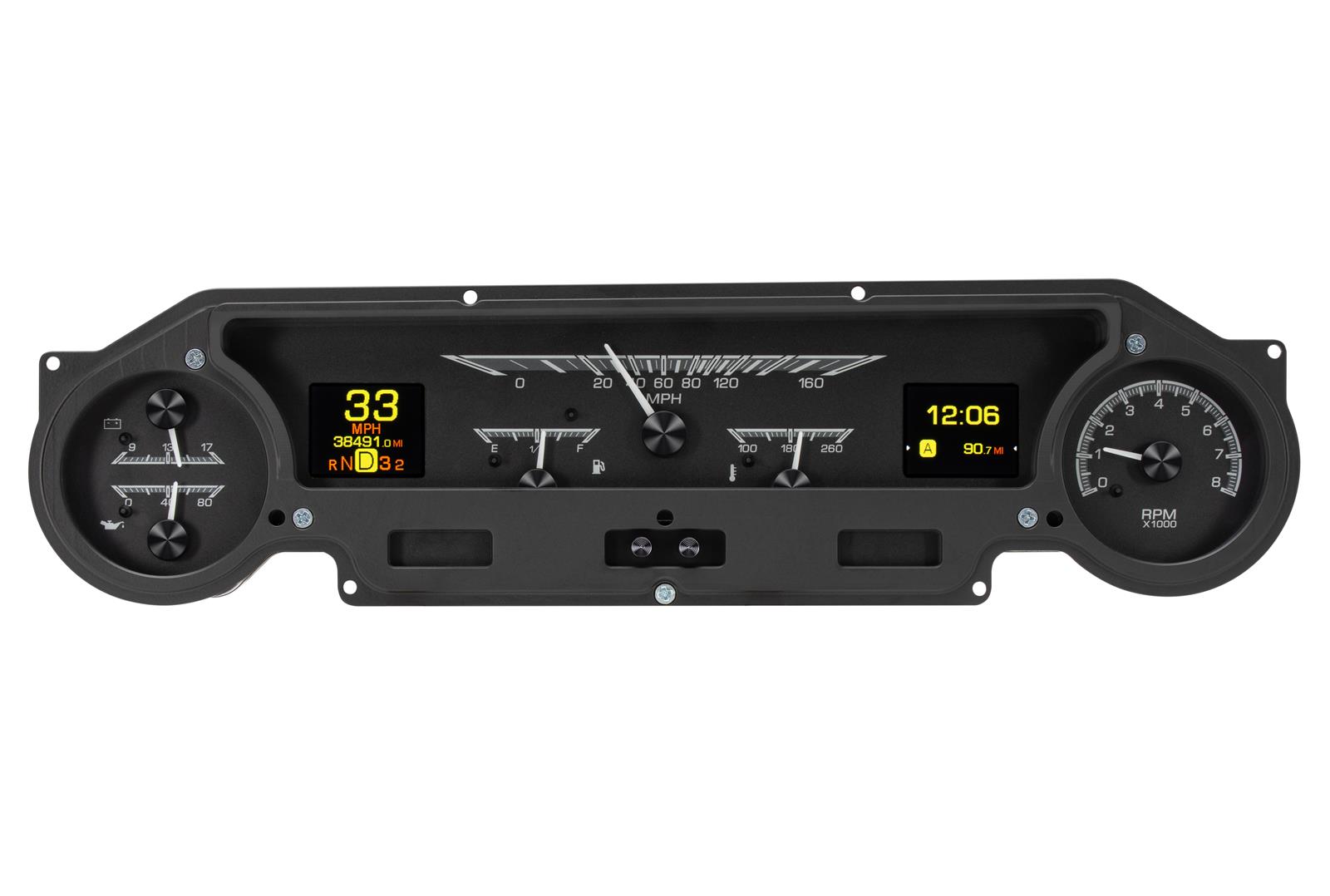 Dakota Digital HDX Direct-Fit Analog Gauge Systems HDX-64F-FAL-K