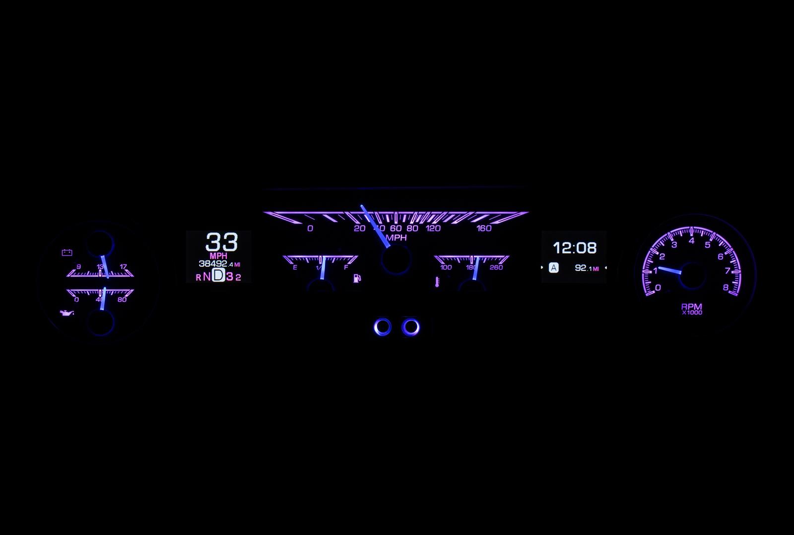 Dakota Digital HDX Direct-Fit Analog Gauge Systems HDX-64F-FAL-K