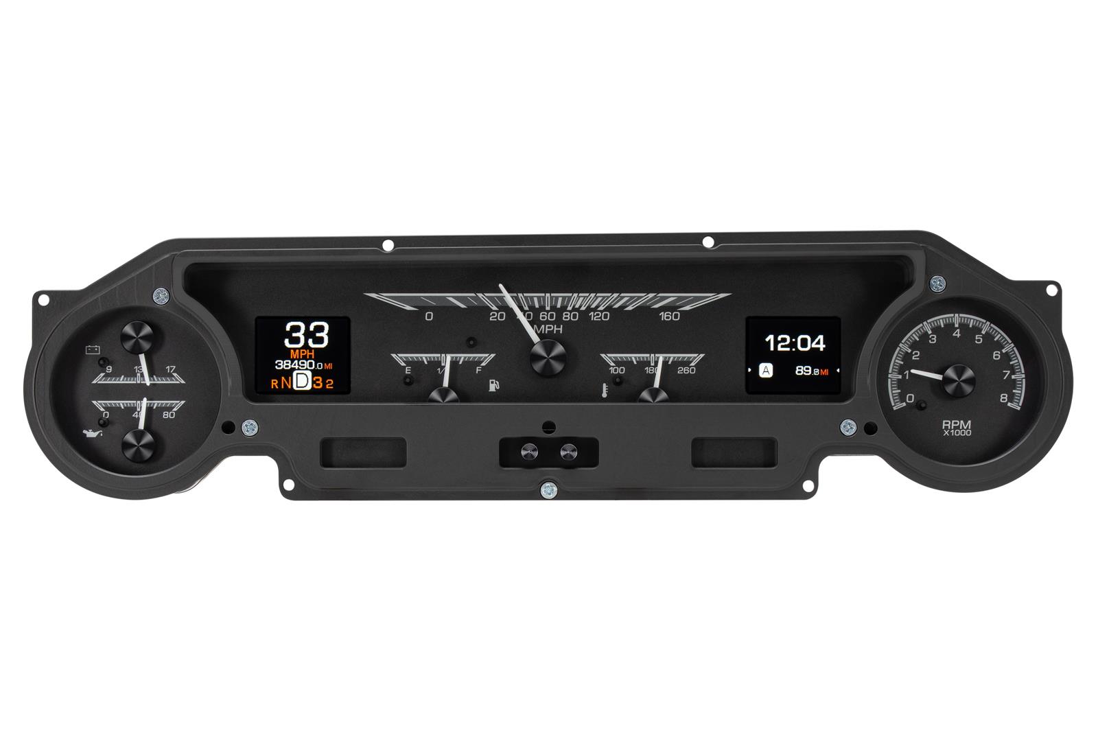 Dakota Digital HDX Direct-Fit Analog Gauge Systems HDX-64F-FAL-K