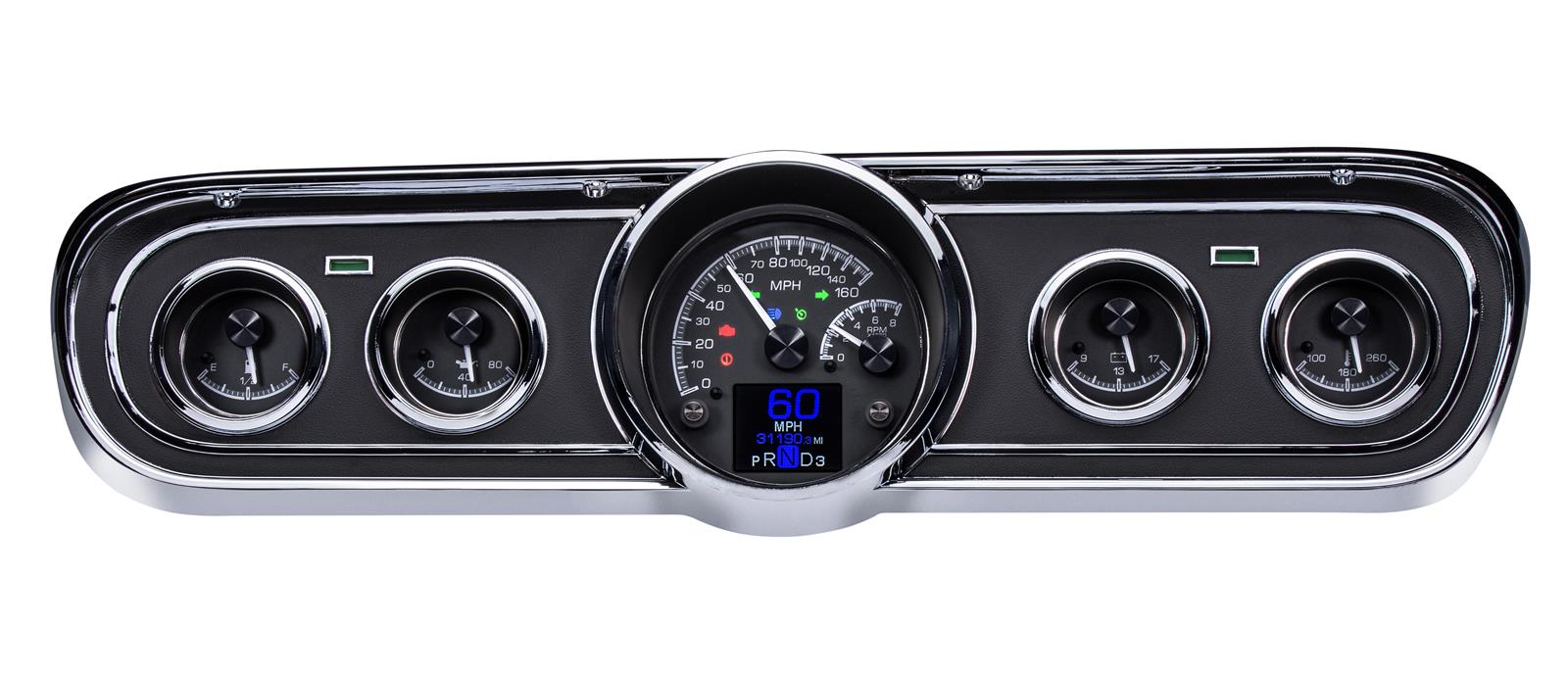 Dakota Digital HDX Direct-Fit Analog Gauge Systems HDX-65F-MUS-K