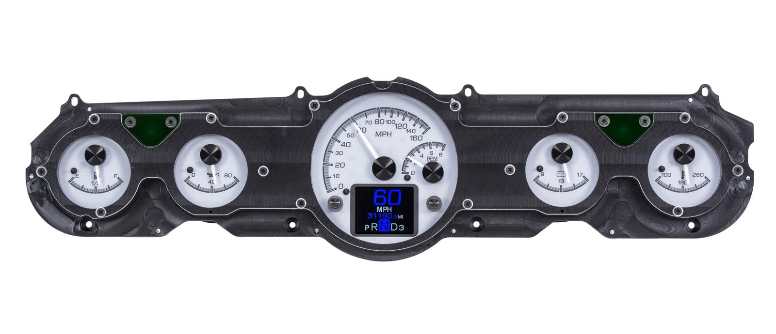 Dakota Digital HDX Direct-Fit Analog Gauge Systems HDX-65F-MUS-S
