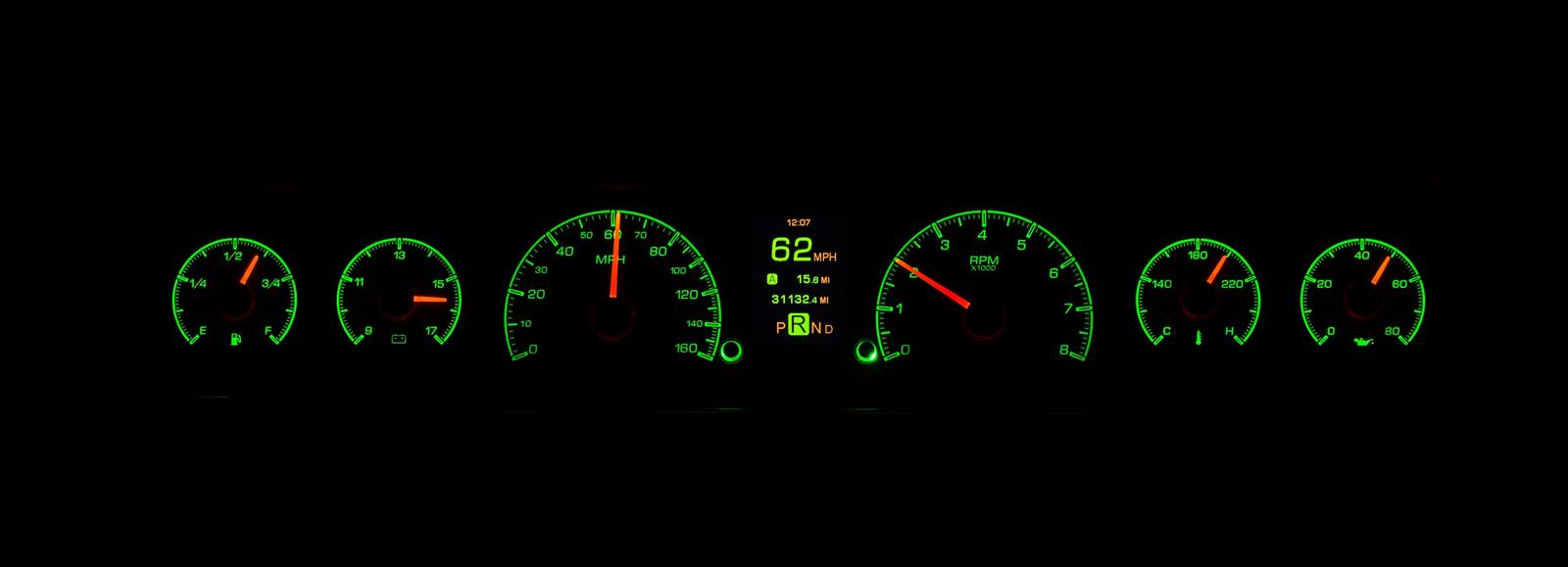 Dakota Digital HDX Direct-Fit Analog Gauge Systems HDX-66C-CVL-K