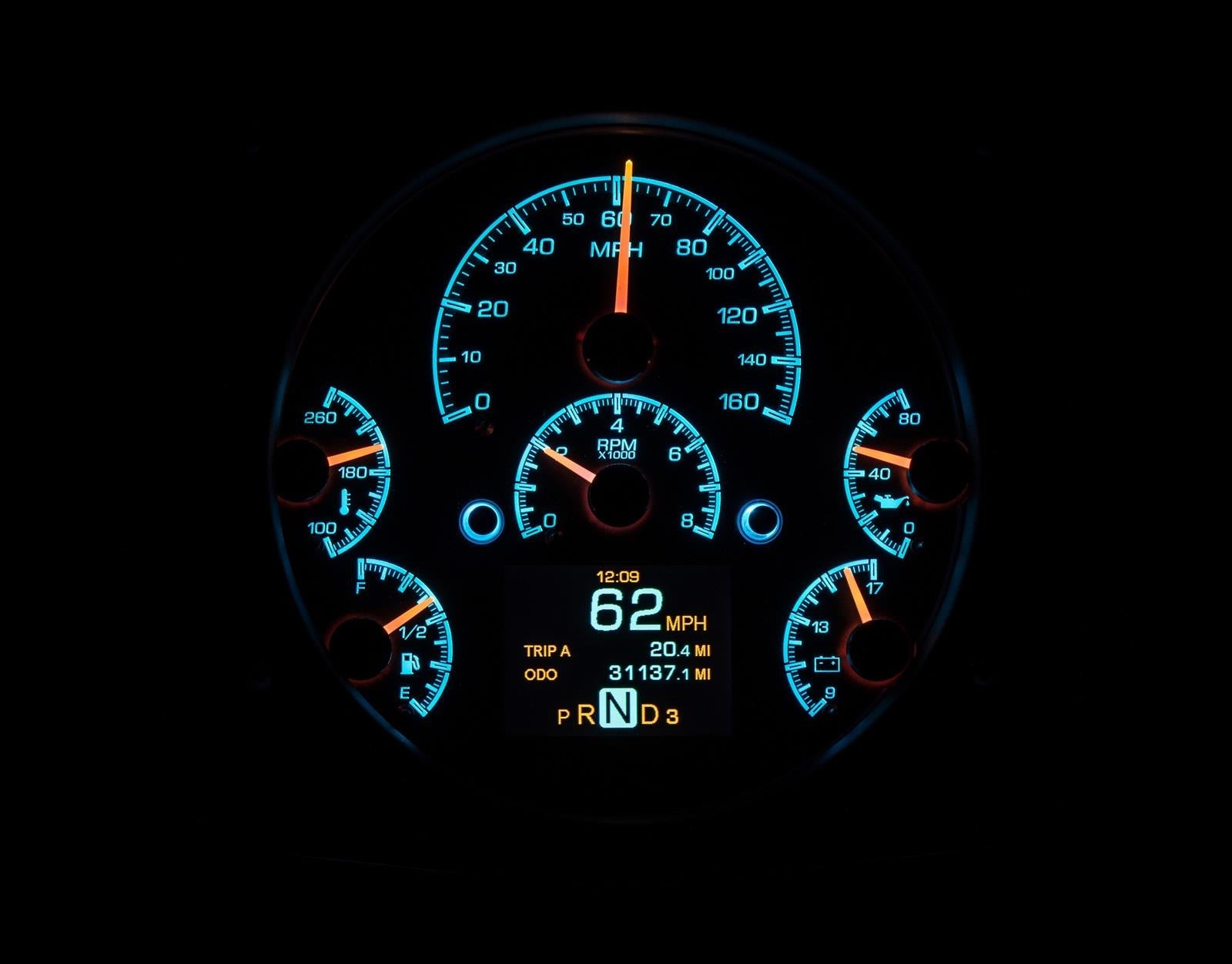 Dakota Digital HDX Direct-Fit Analog Gauge Systems HDX-66F-BRO-S