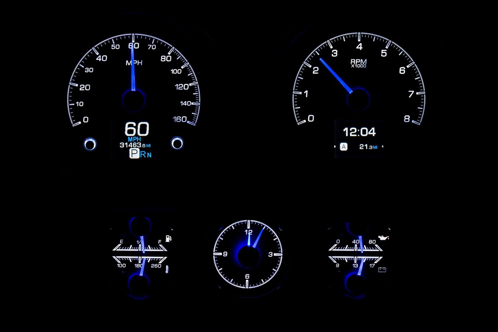 Dakota Digital HDX Direct-Fit Analog Gauge Systems HDX-67C-CAC-K