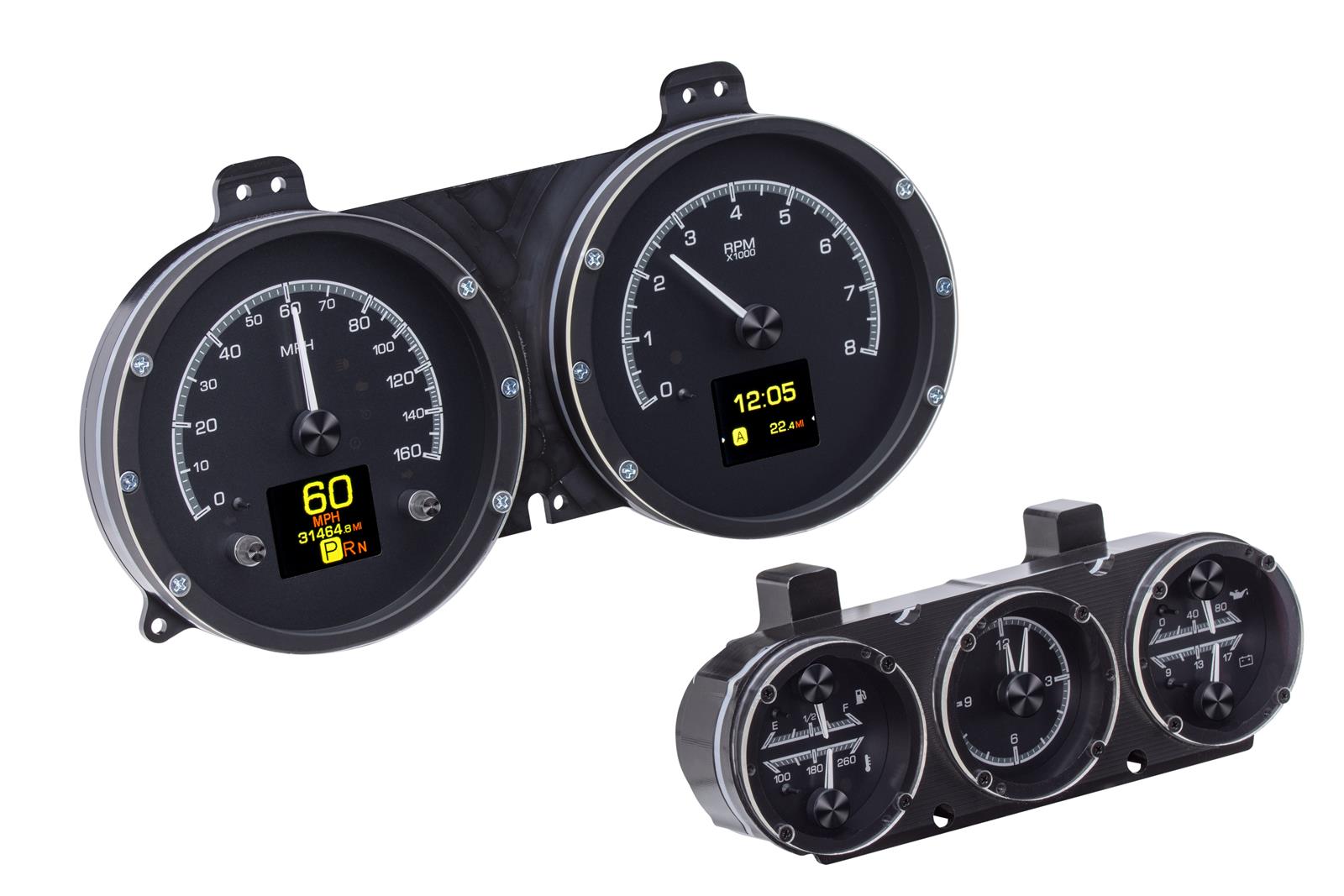 Dakota Digital HDX Direct-Fit Analog Gauge Systems HDX-67C-CAC-K