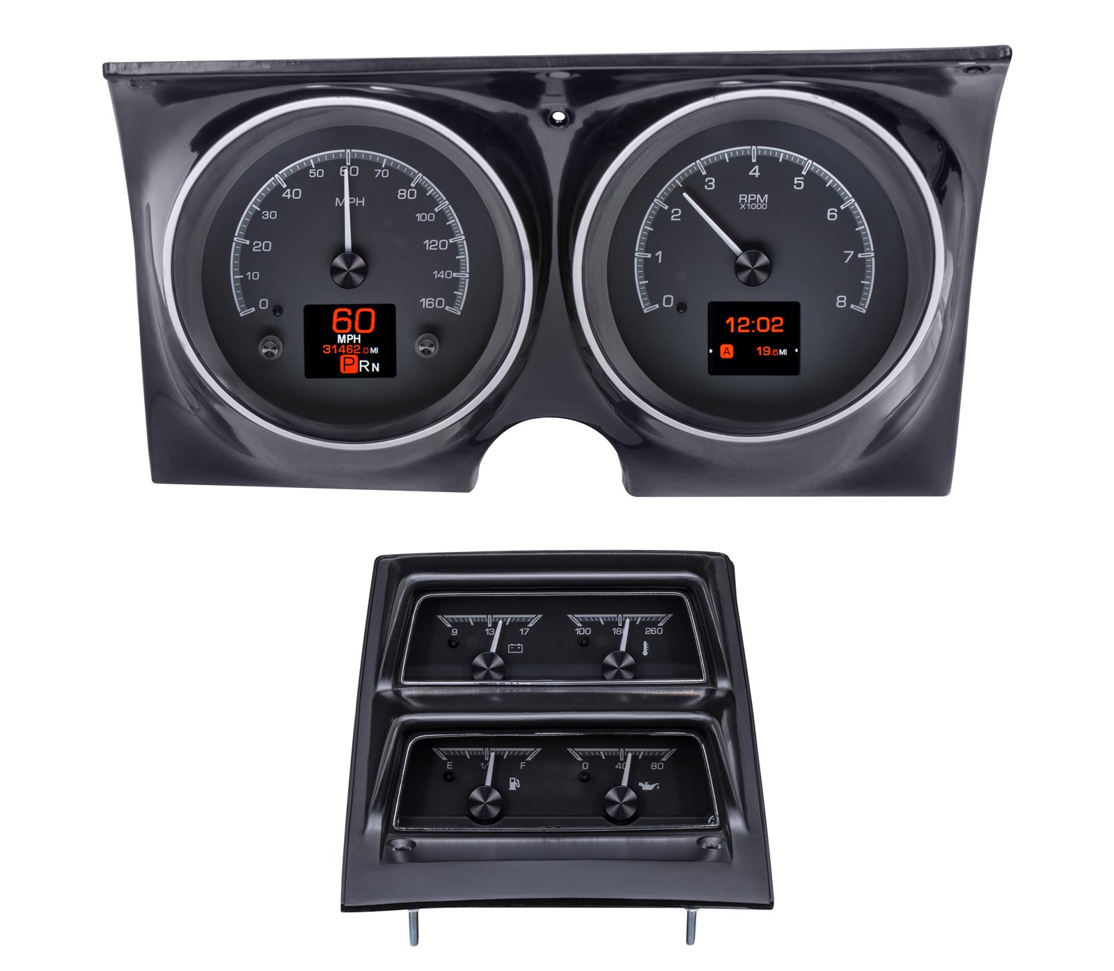 Dakota Digital HDX Direct-Fit Analog Gauge Systems HDX-68C-CAC-K