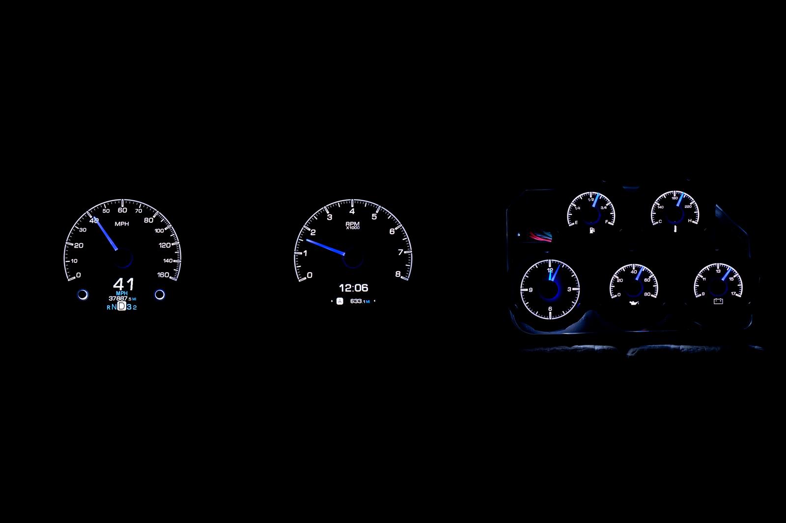 Dakota Digital HDX Direct-Fit Analog Gauge Systems HDX-68C-VET-K