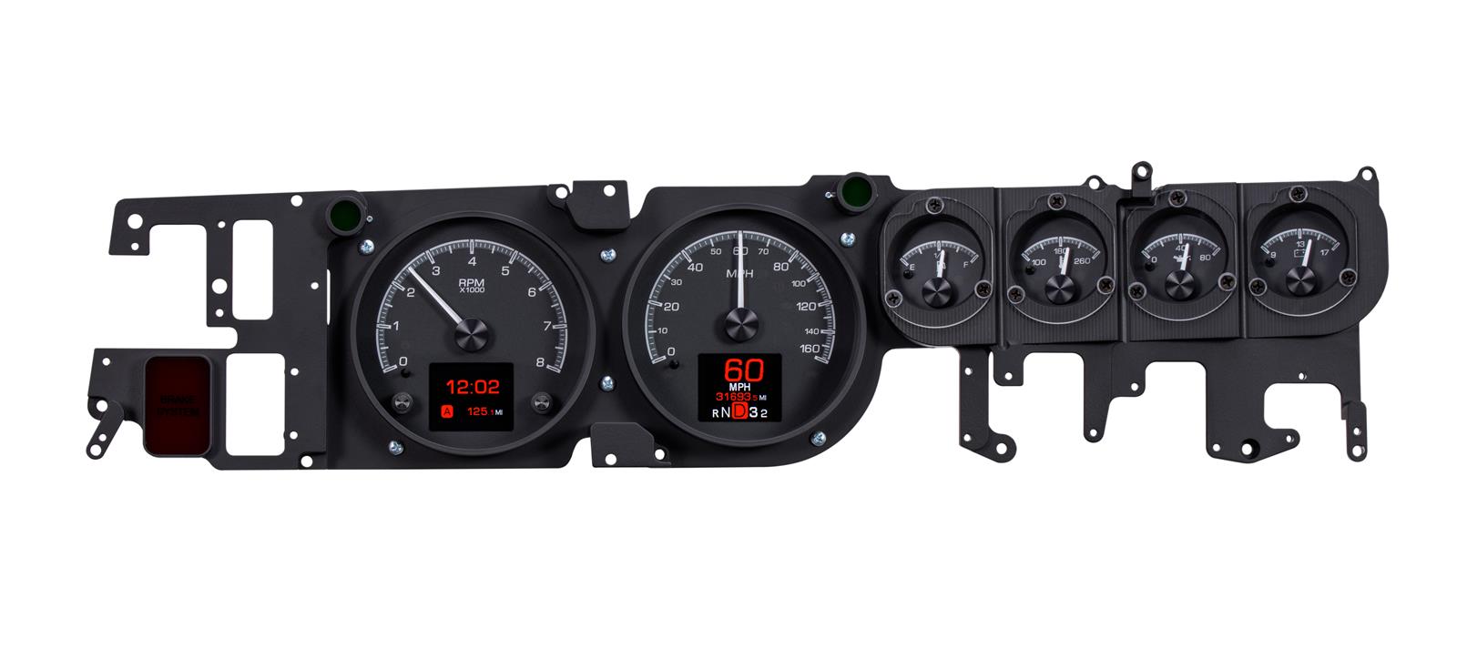 Dakota Digital HDX Direct-Fit Analog Gauge Systems HDX-68D-CHG-K