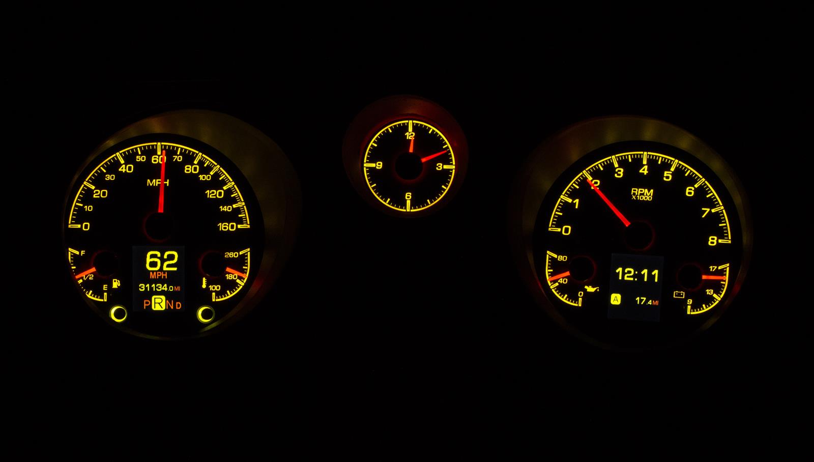 Dakota Digital HDX Direct-Fit Analog Gauge Systems HDX-69C-CVL-K