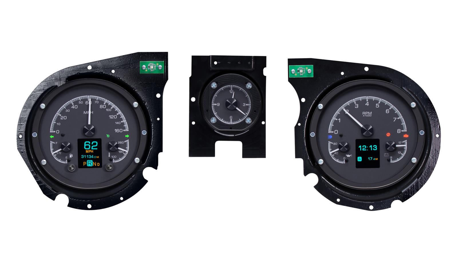 Dakota Digital HDX Direct-Fit Analog Gauge Systems HDX-69C-CVL-K