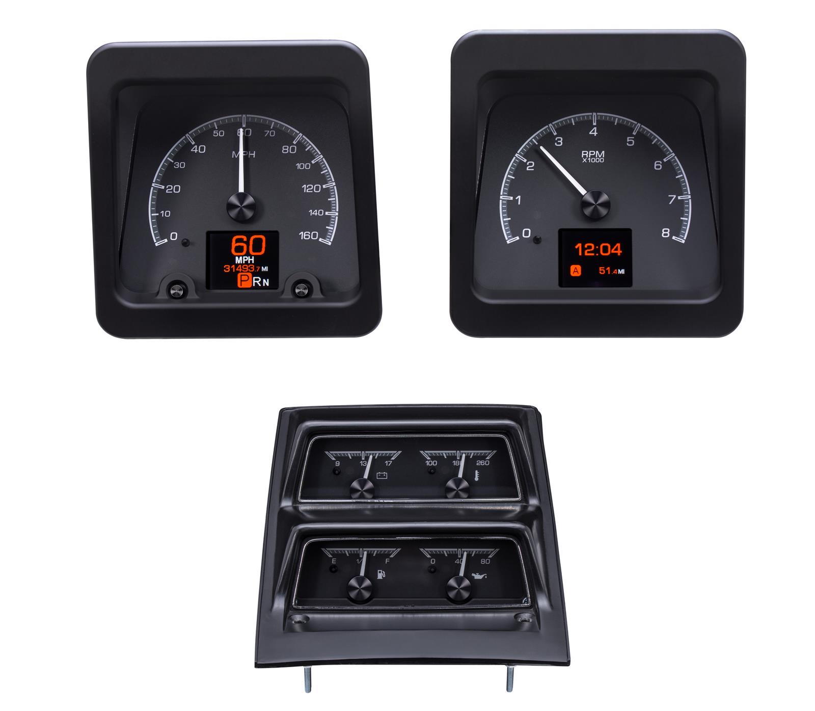 Dakota Digital HDX Direct-Fit Analog Gauge Systems HDX-69C-CAC-K