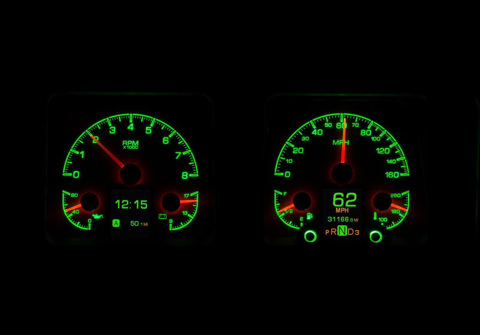 Dakota Digital HDX Direct-Fit Analog Gauge Systems HDX-69C-CAM-K