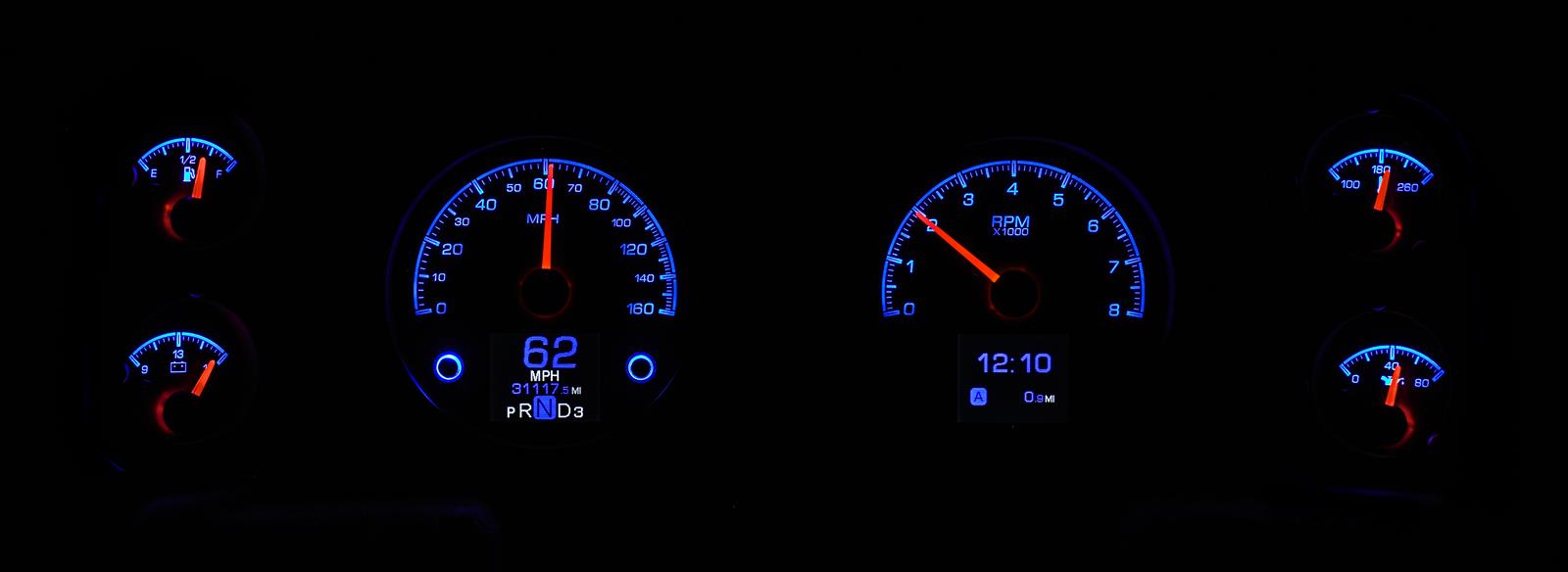 Dakota Digital HDX Direct-Fit Analog Gauge Systems HDX-70C-CAM-S