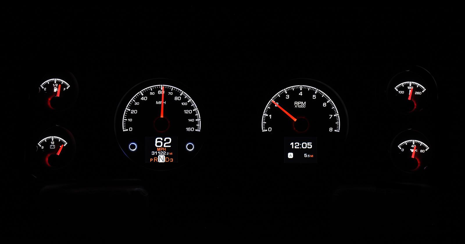 Dakota Digital HDX Direct-Fit Analog Gauge Systems HDX-70C-CAM-S