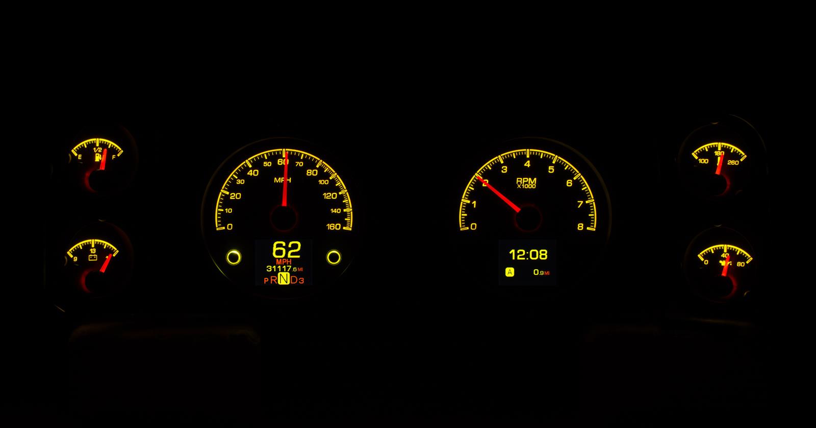 Dakota Digital HDX Direct-Fit Analog Gauge Systems HDX-70C-CAM-S