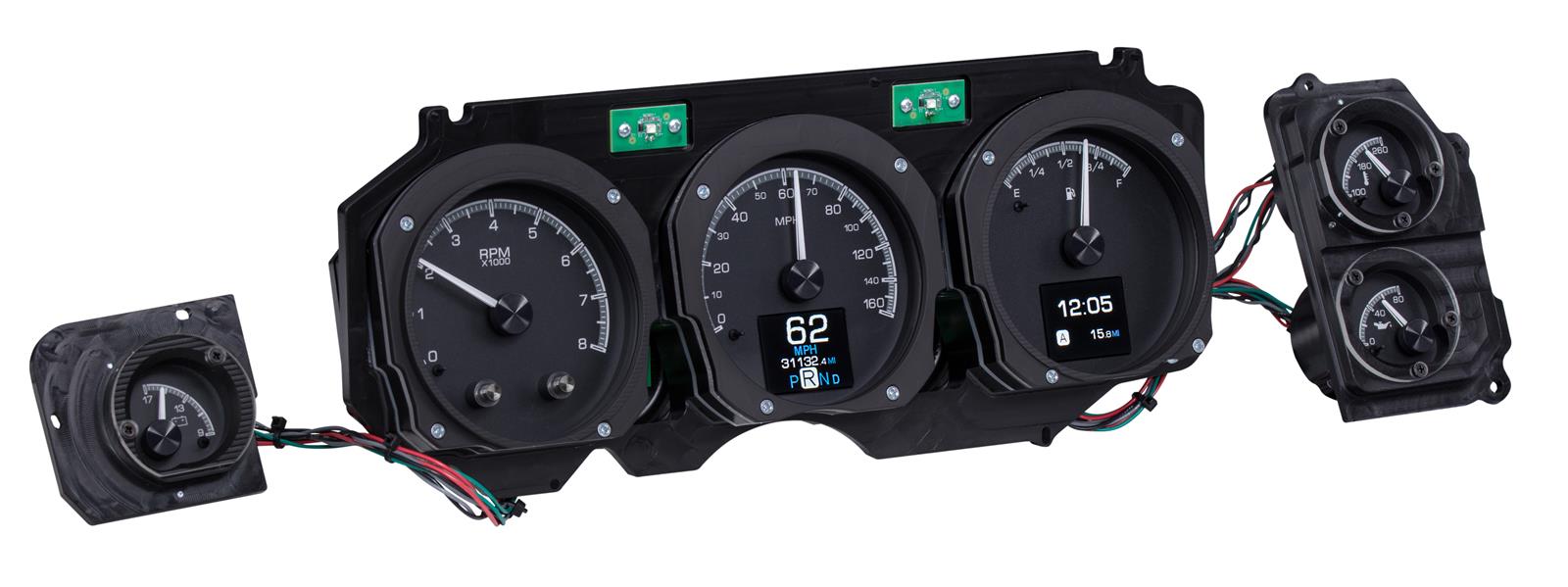 Dakota Digital HDX Direct-Fit Analog Gauge Systems HDX-70C-CVL-K
