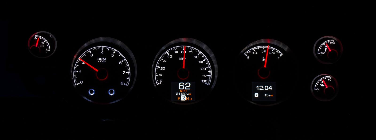 Dakota Digital HDX Direct-Fit Analog Gauge Systems HDX-70C-CVL-K