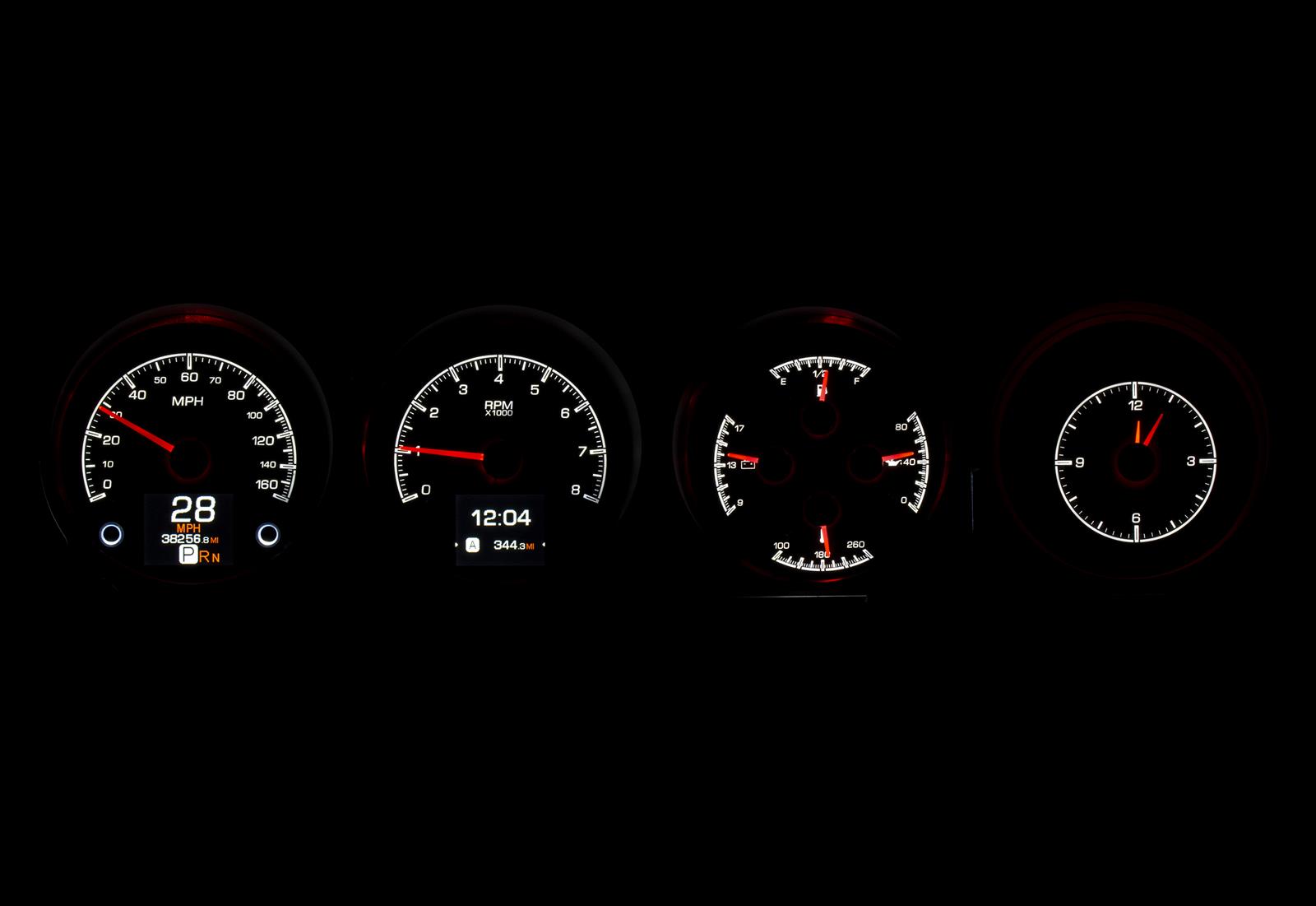 Dakota Digital HDX Direct-Fit Analog Gauge Systems HDX-70D-CLG-K