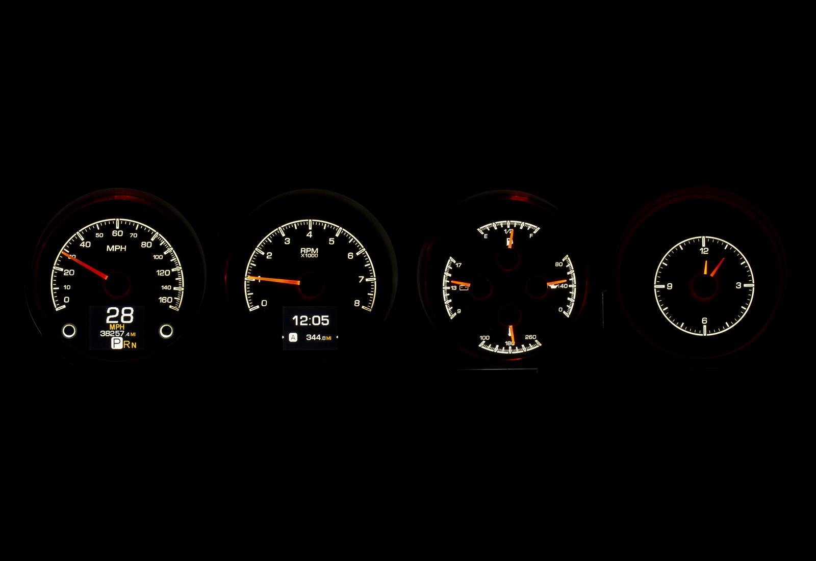 Dakota Digital HDX Direct-Fit Analog Gauge Systems HDX-70D-CLG-S