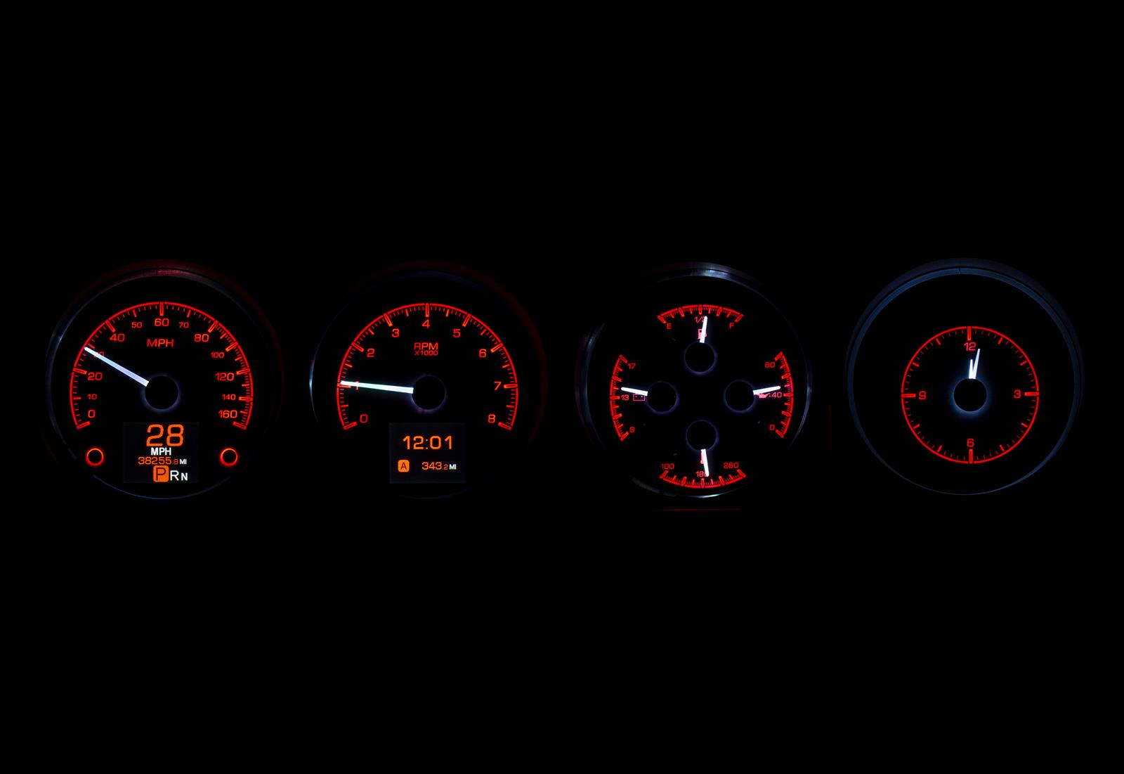 Dakota Digital HDX Direct-Fit Analog Gauge Systems HDX-70D-CLG-K