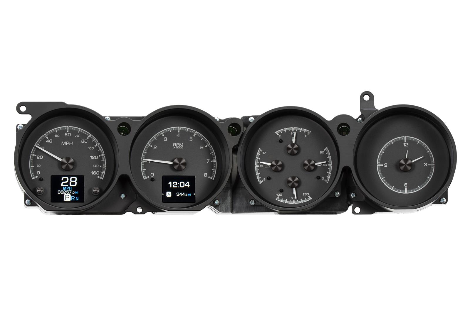 Dakota Digital HDX Direct-Fit Analog Gauge Systems HDX-70D-CLG-K