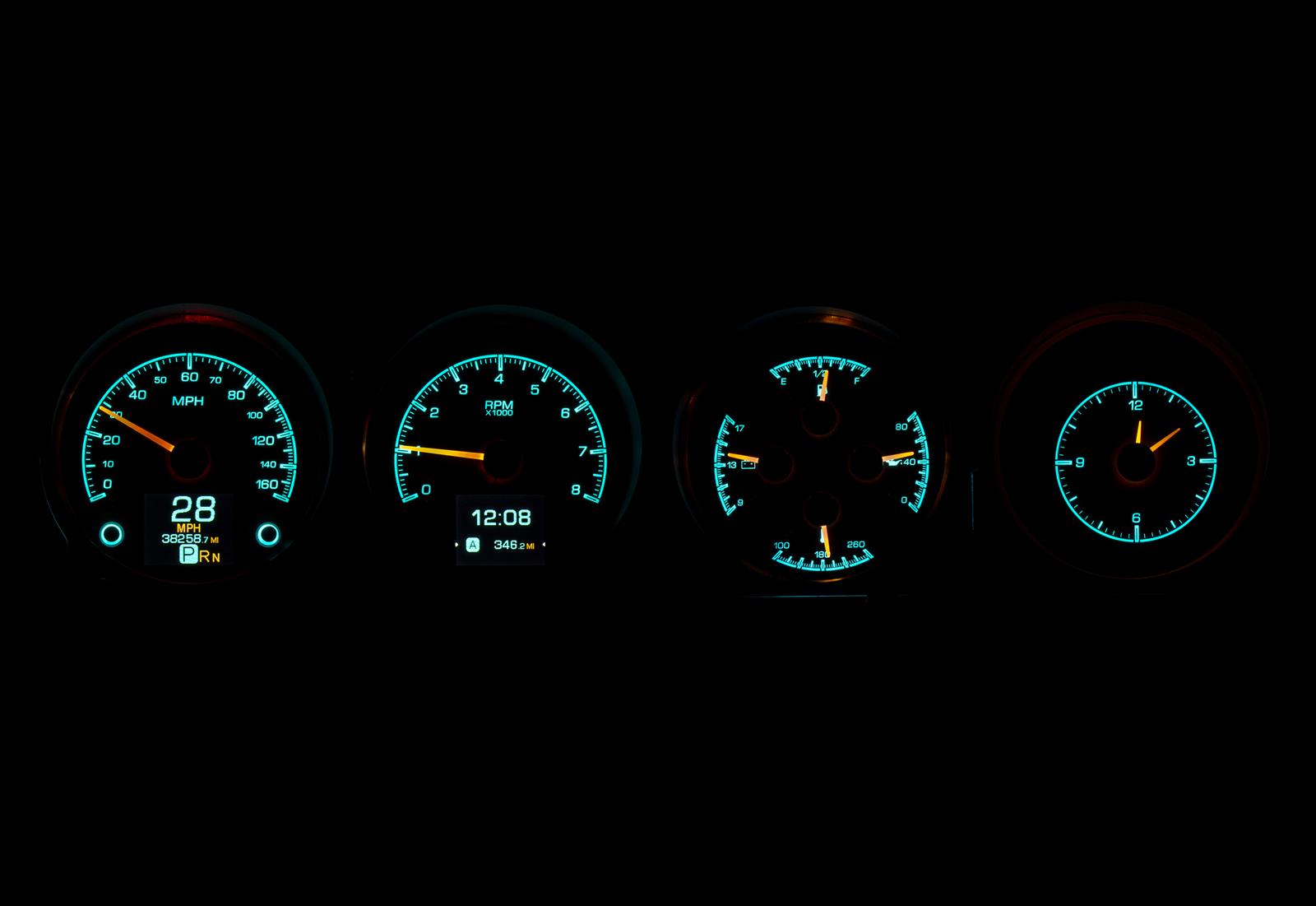 Dakota Digital HDX Direct-Fit Analog Gauge Systems HDX-70D-CLG-K