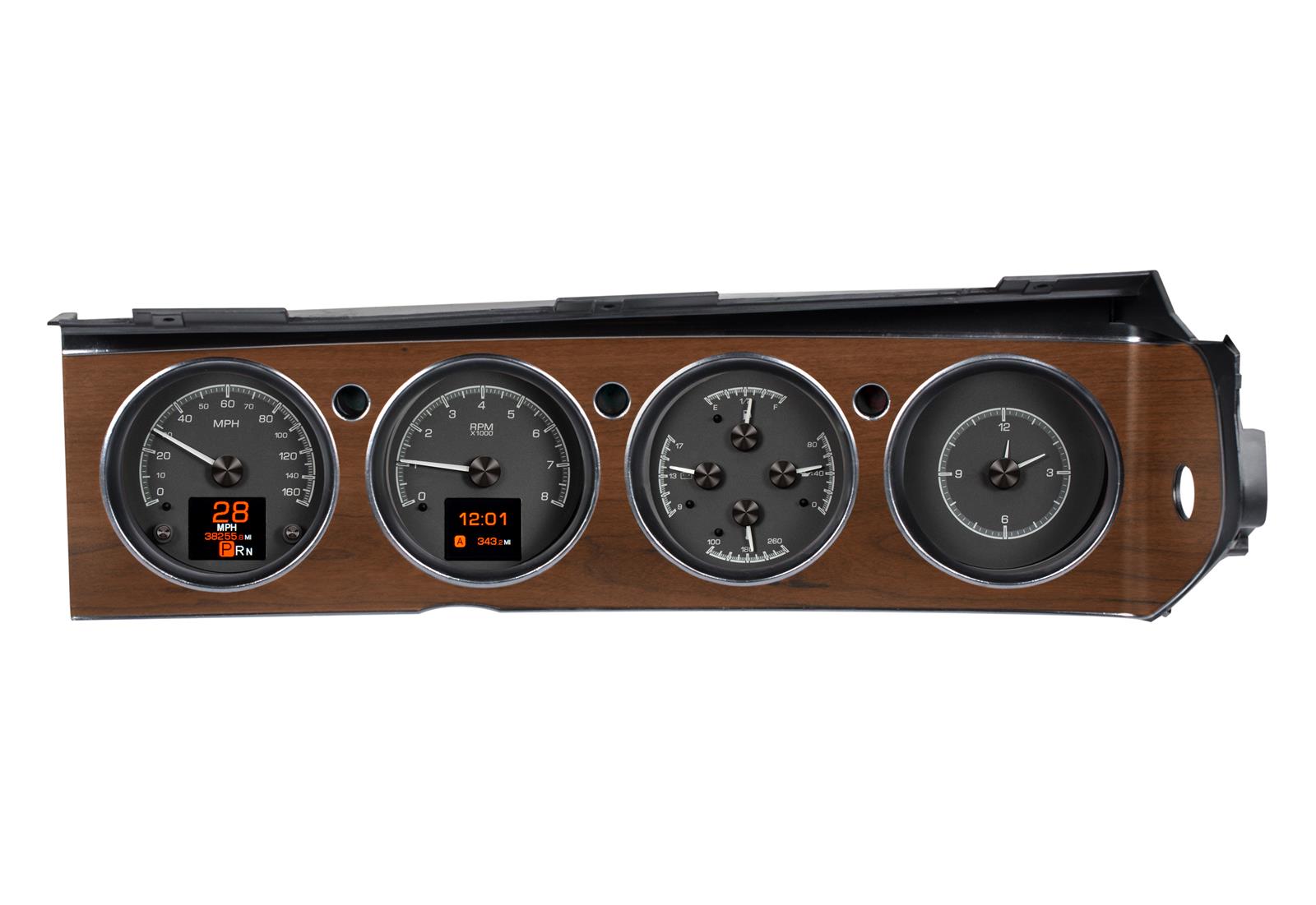 Dakota Digital HDX Direct-Fit Analog Gauge Systems HDX-70D-CLG-K