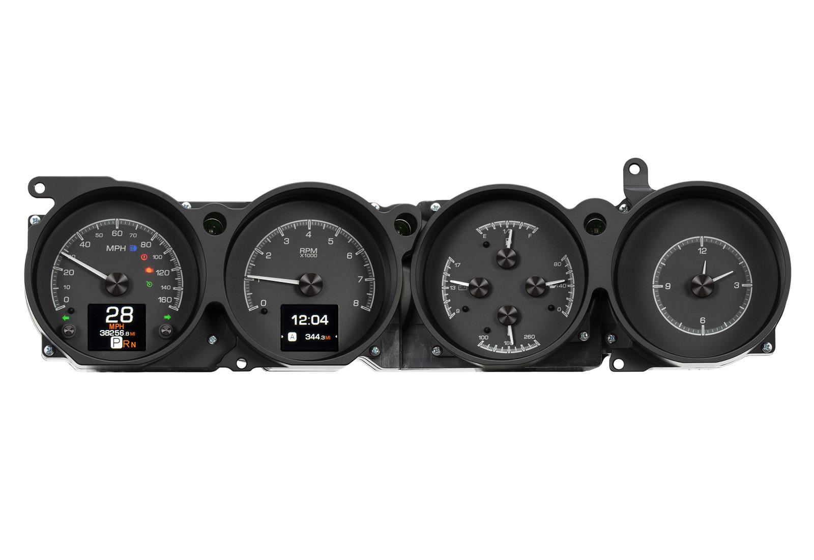 Dakota Digital HDX Direct-Fit Analog Gauge Systems HDX-70D-CLG-K