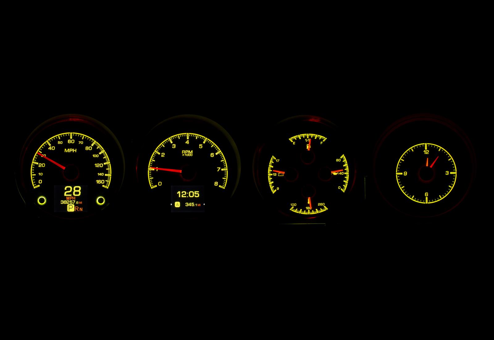 Dakota Digital HDX Direct-Fit Analog Gauge Systems HDX-70D-CLG-S