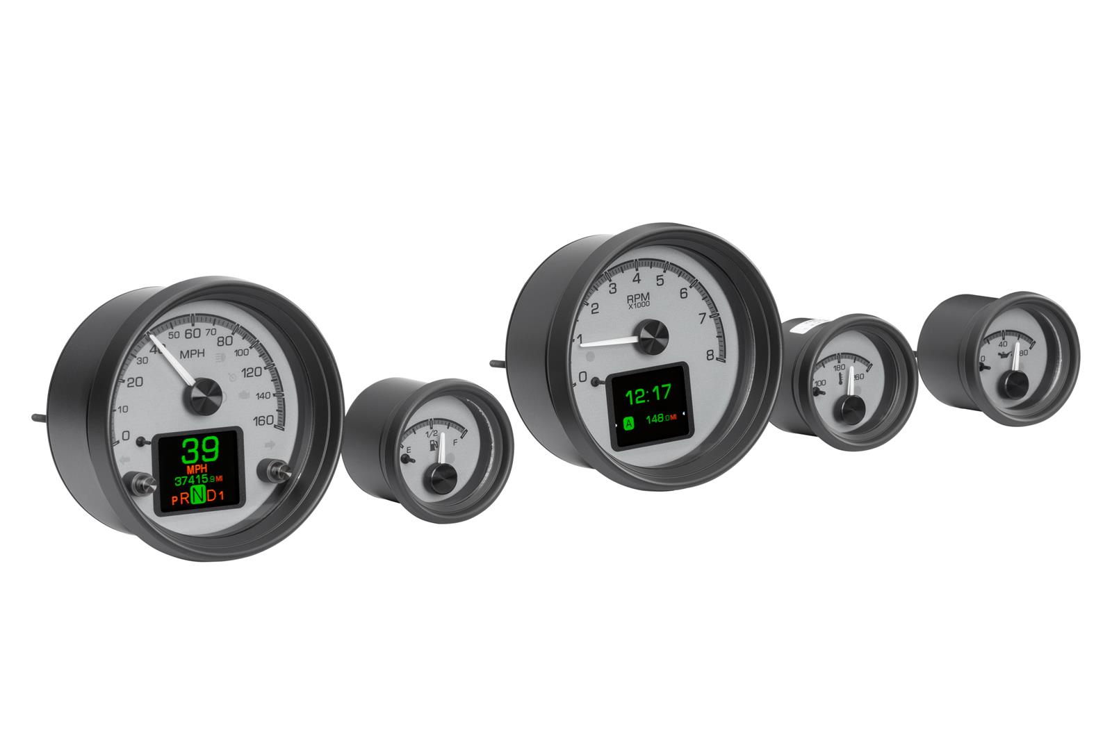 Dakota Digital HDX Direct-Fit Analog Gauge Systems HDX-70P-FIR-S
