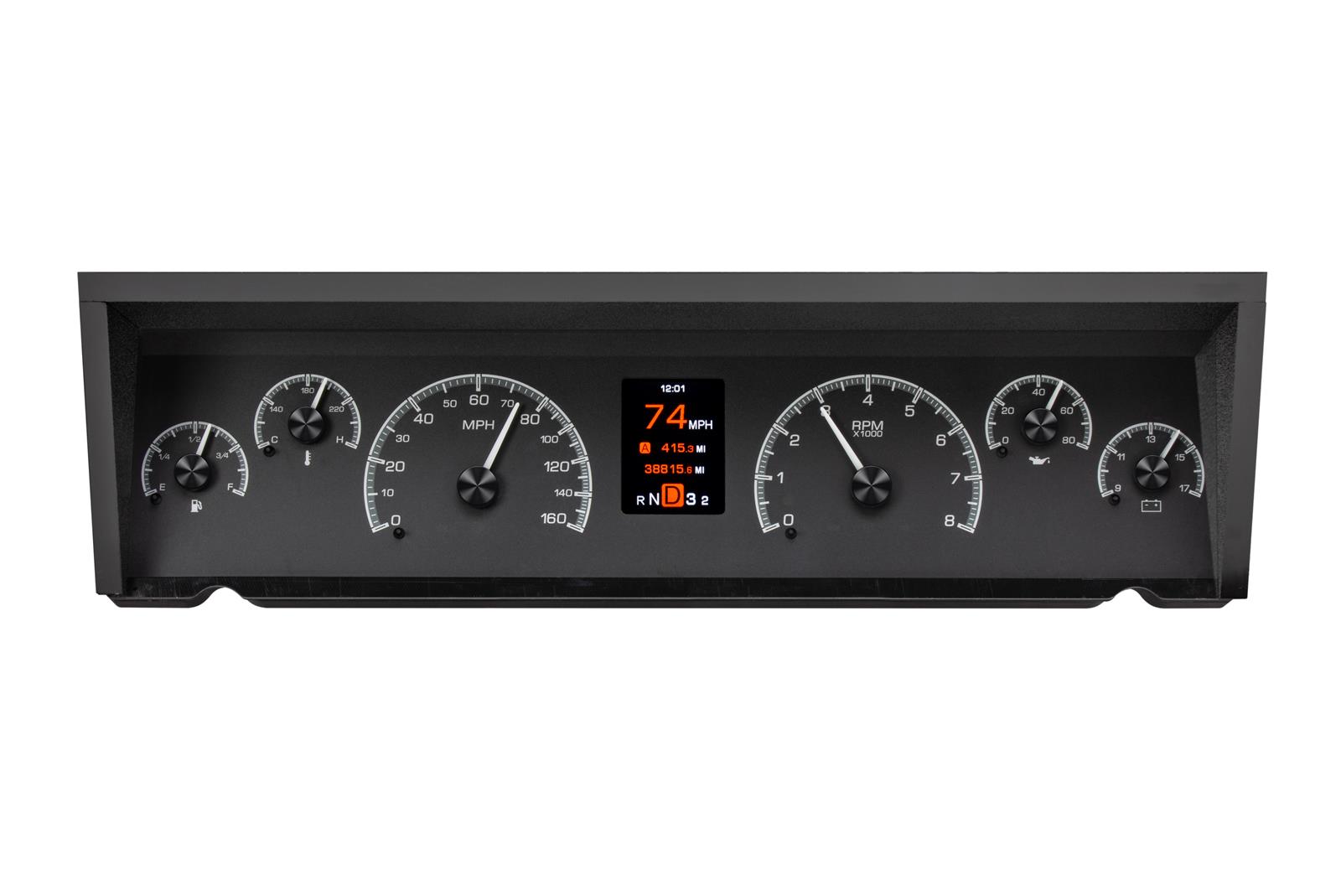 Dakota Digital HDX Direct-Fit Analog Gauge Systems HDX-77C-CAP-K