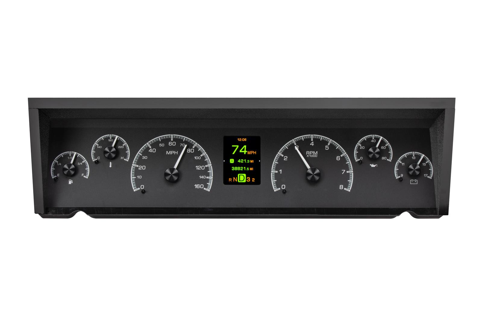 Dakota Digital HDX Direct-Fit Analog Gauge Systems HDX-77C-CAP-K