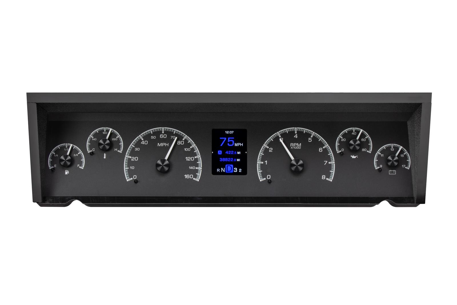 Dakota Digital HDX Direct-Fit Analog Gauge Systems HDX-77C-CAP-K