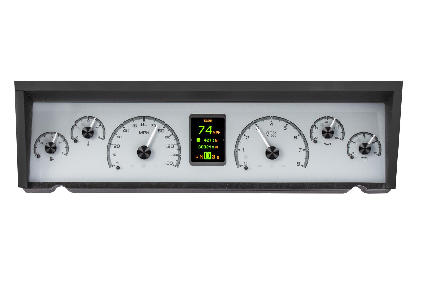 Dakota Digital HDX Direct-Fit Analog Gauge Systems HDX-77C-CAP-S