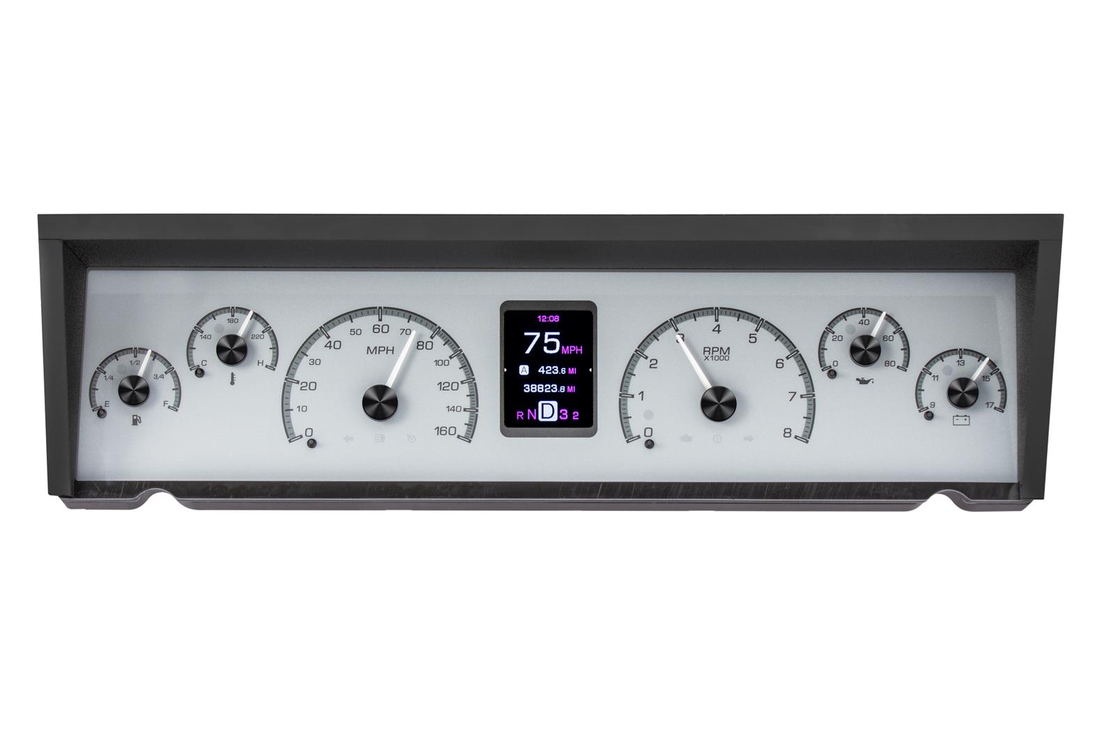 Dakota Digital HDX Direct-Fit Analog Gauge Systems HDX-77C-CAP-S