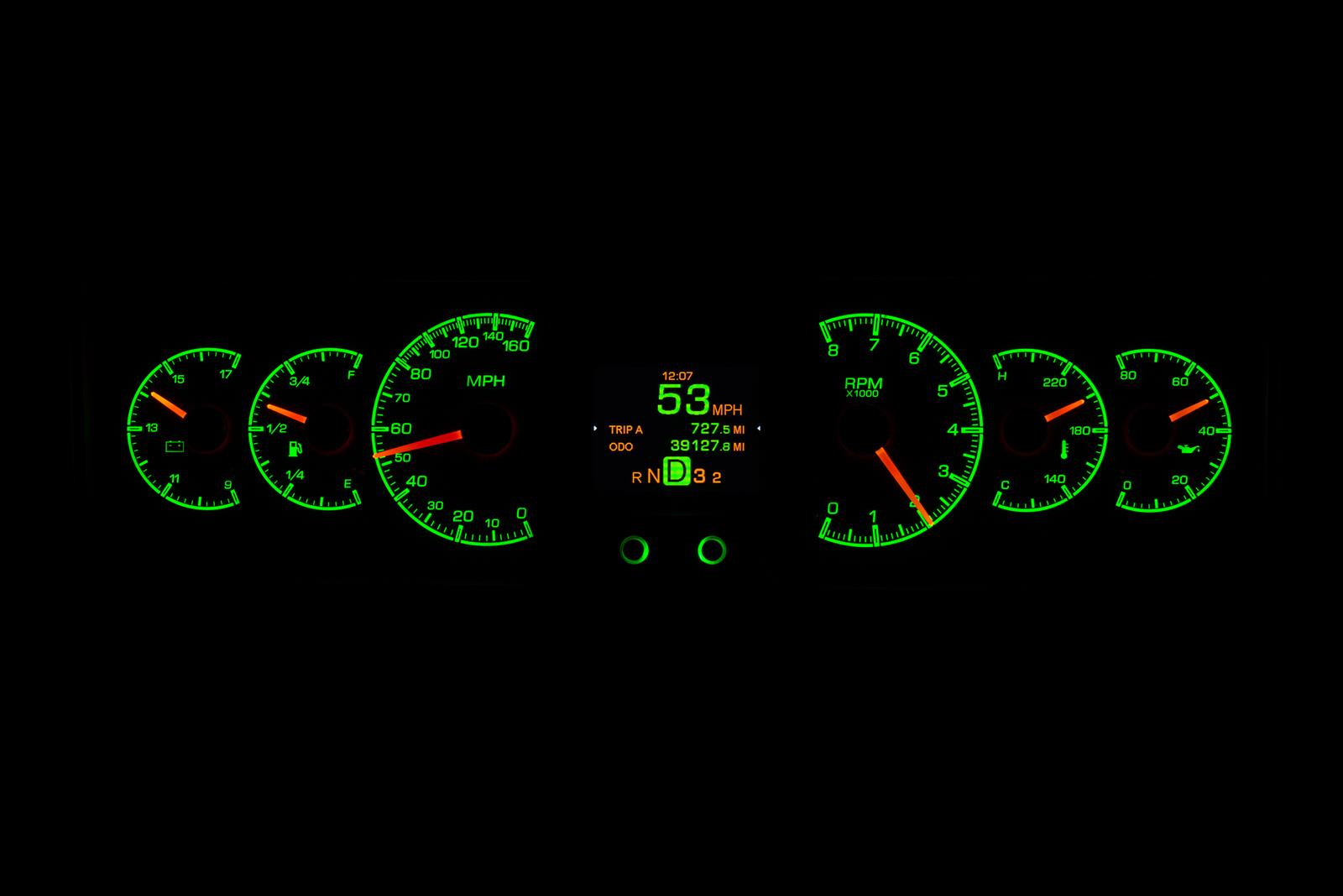 Dakota Digital HDX Direct-Fit Analog Gauge Systems HDX-78O-CUT-K