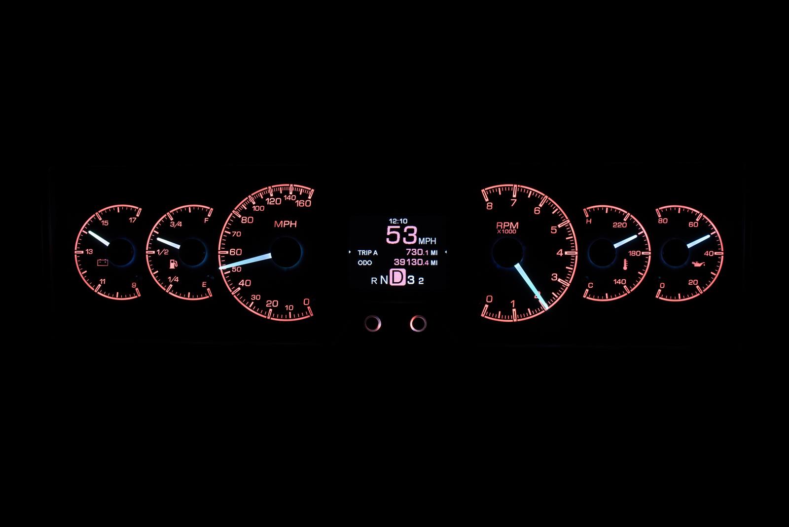 Dakota Digital HDX Direct-Fit Analog Gauge Systems HDX-780-CUT-S