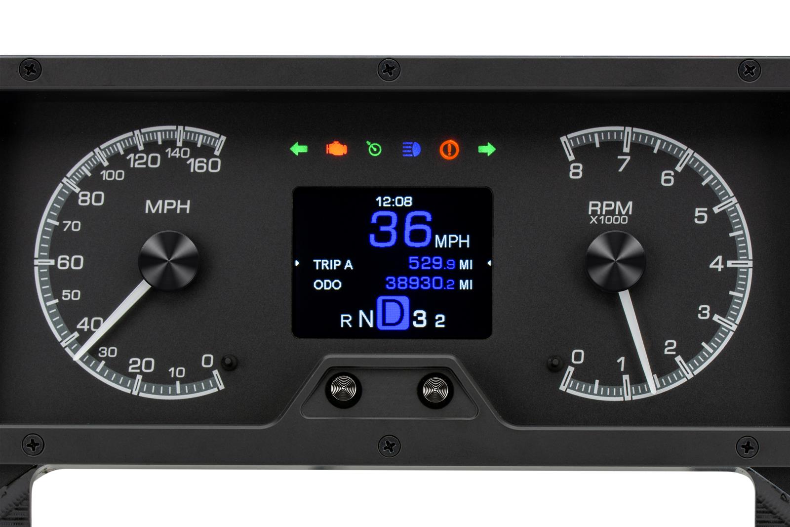 Dakota Digital HDX Direct-Fit Analog Gauge Systems HDX-84B-REG-K