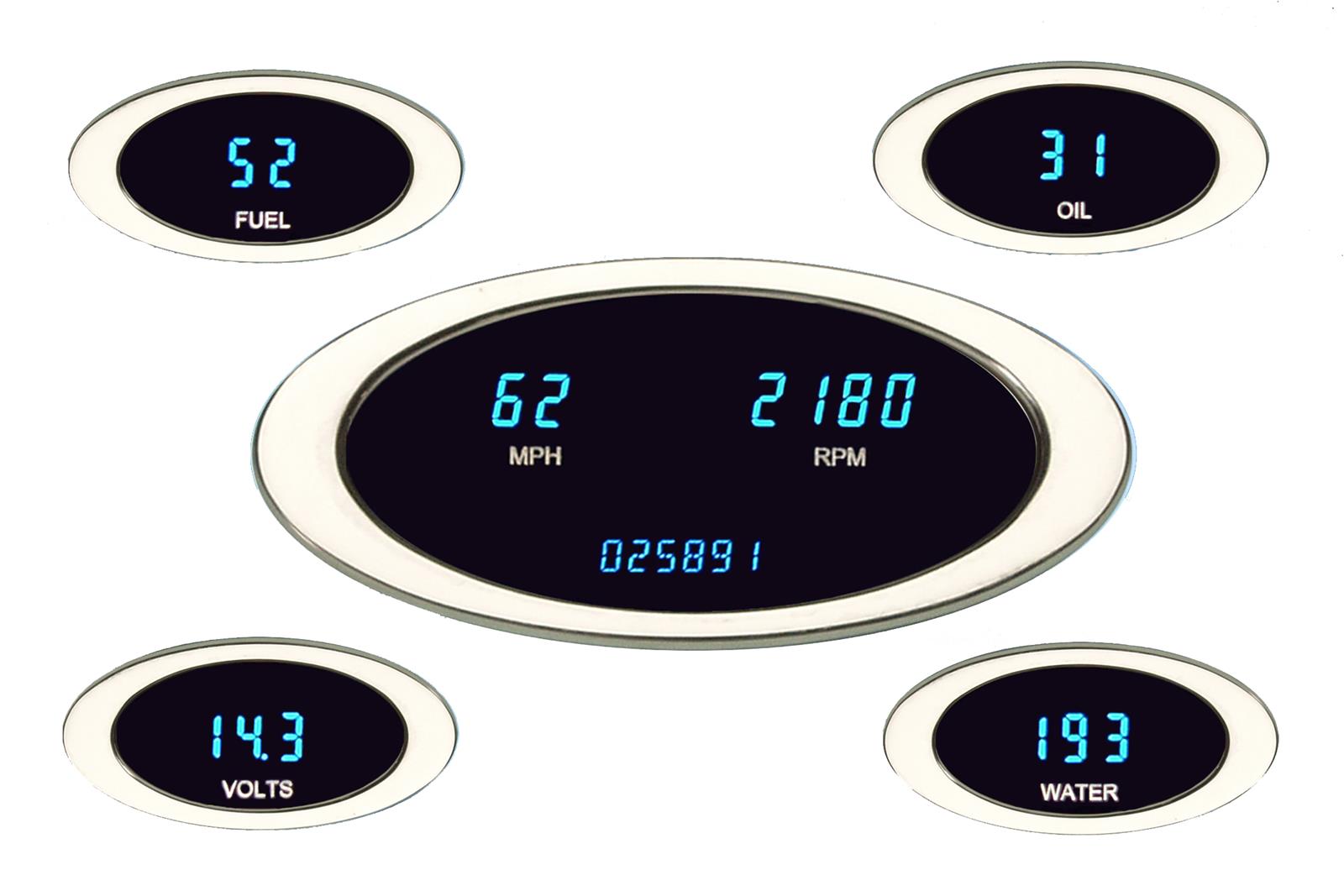Dakota Digital Ion Series Digital Gauge Kits ION-50-1-C-B